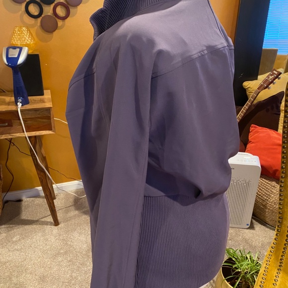 Athleta Atheisure Wear Stride Nightfall Purple Pants and Jacket - Picture 4 of 7